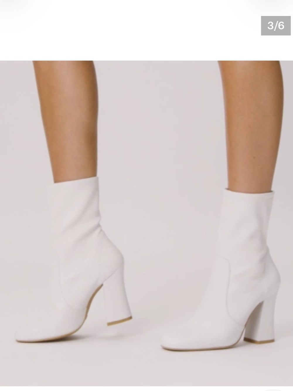 BRAND NEW Stuart Weitzman White Curveblock 100 Bootie